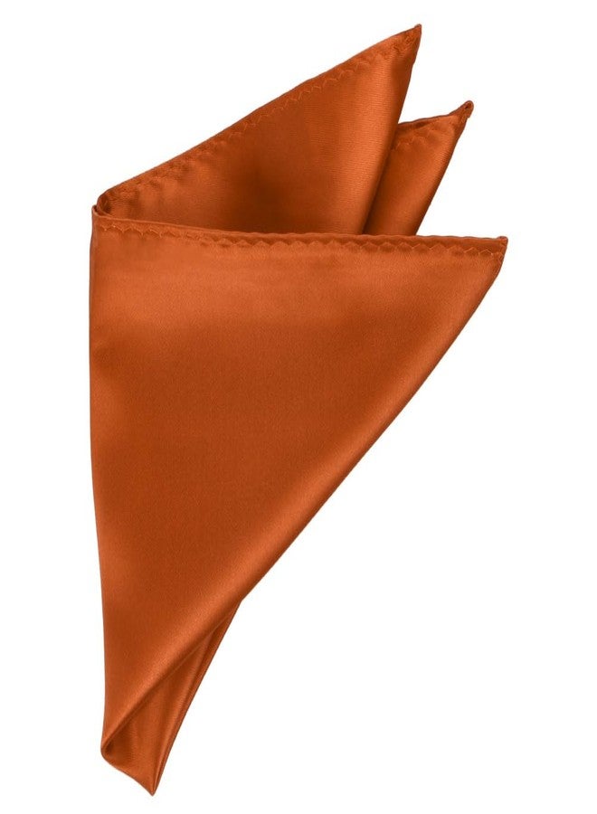tiemart منديل جيب فاخر من تيمارت (برتقالي محروق) - Image 3